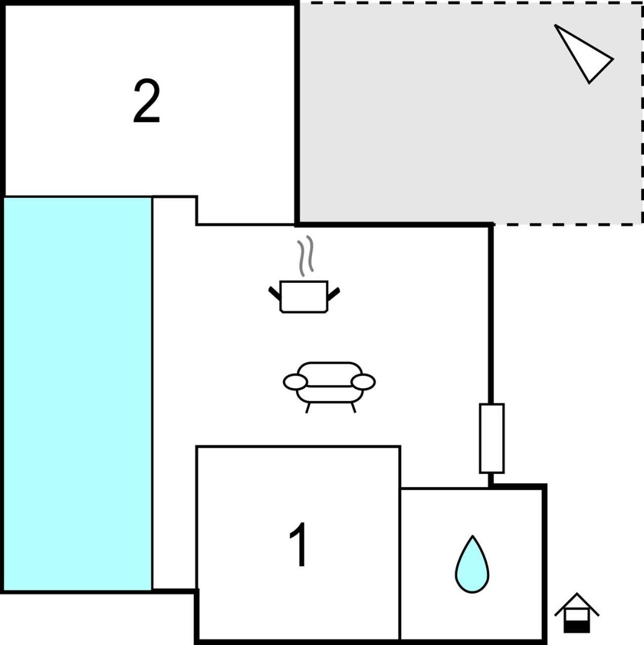 2 Bedroom Lovely Apartment In ツリクヴェニツァ エクステリア 写真
